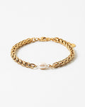Nadia pearl chain bracelet